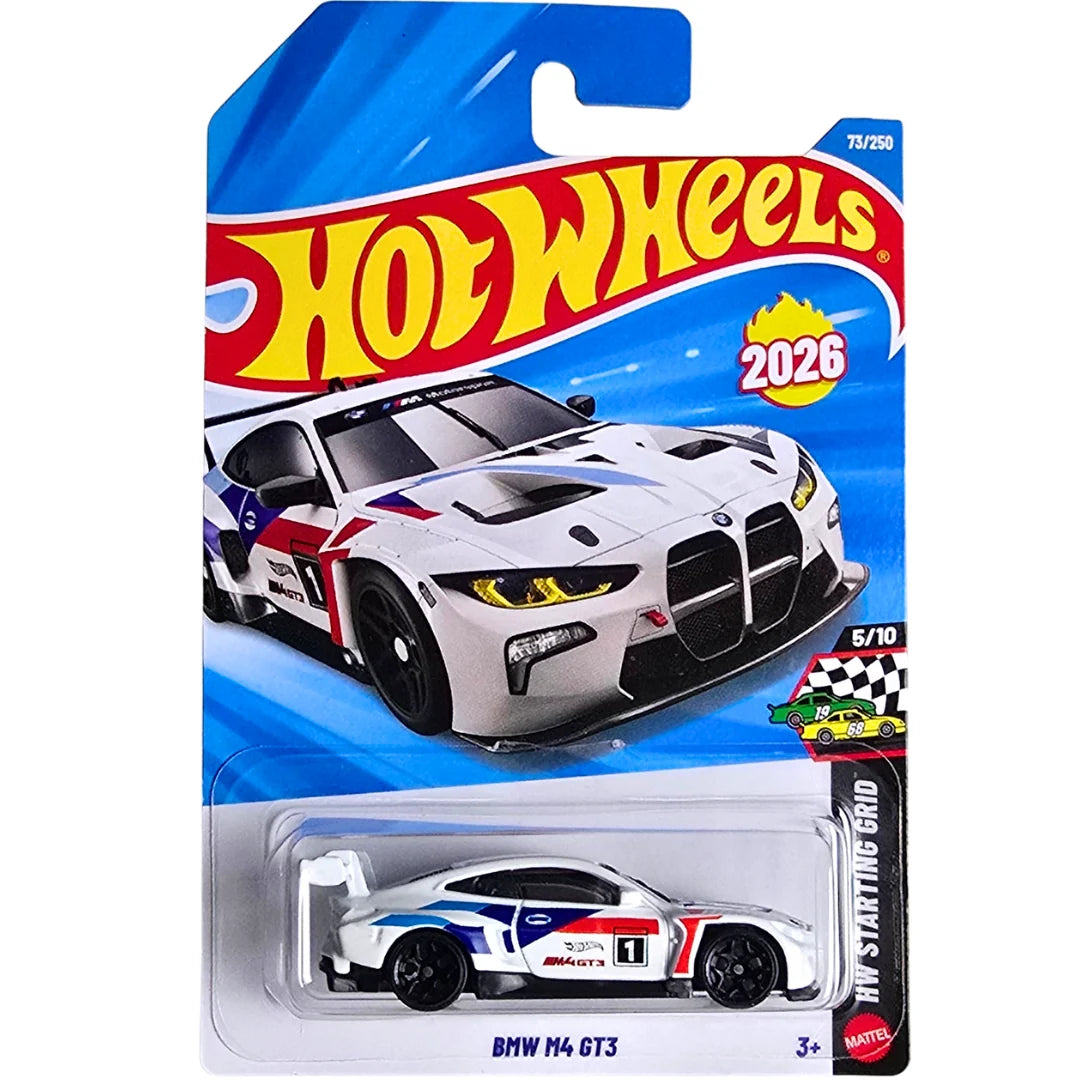 Hot Wheels BMW M4 GT3 Blanco.