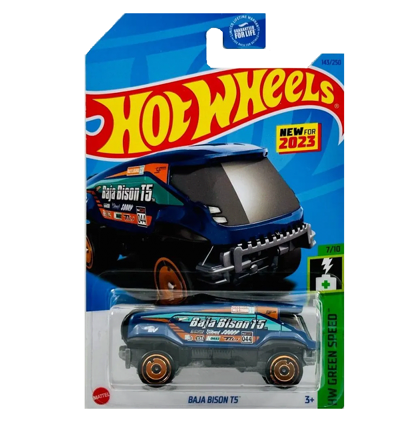 Hot Wheels Baja Bison T5 Azul.