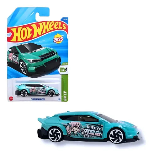 Hot Wheels Custom Kia EV6 Turquesa.