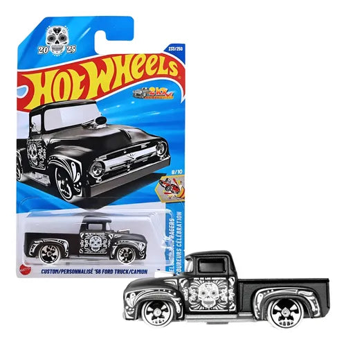Hot Wheels Custom/Personnalisé 56 Ford Truck/Camion Negro.
