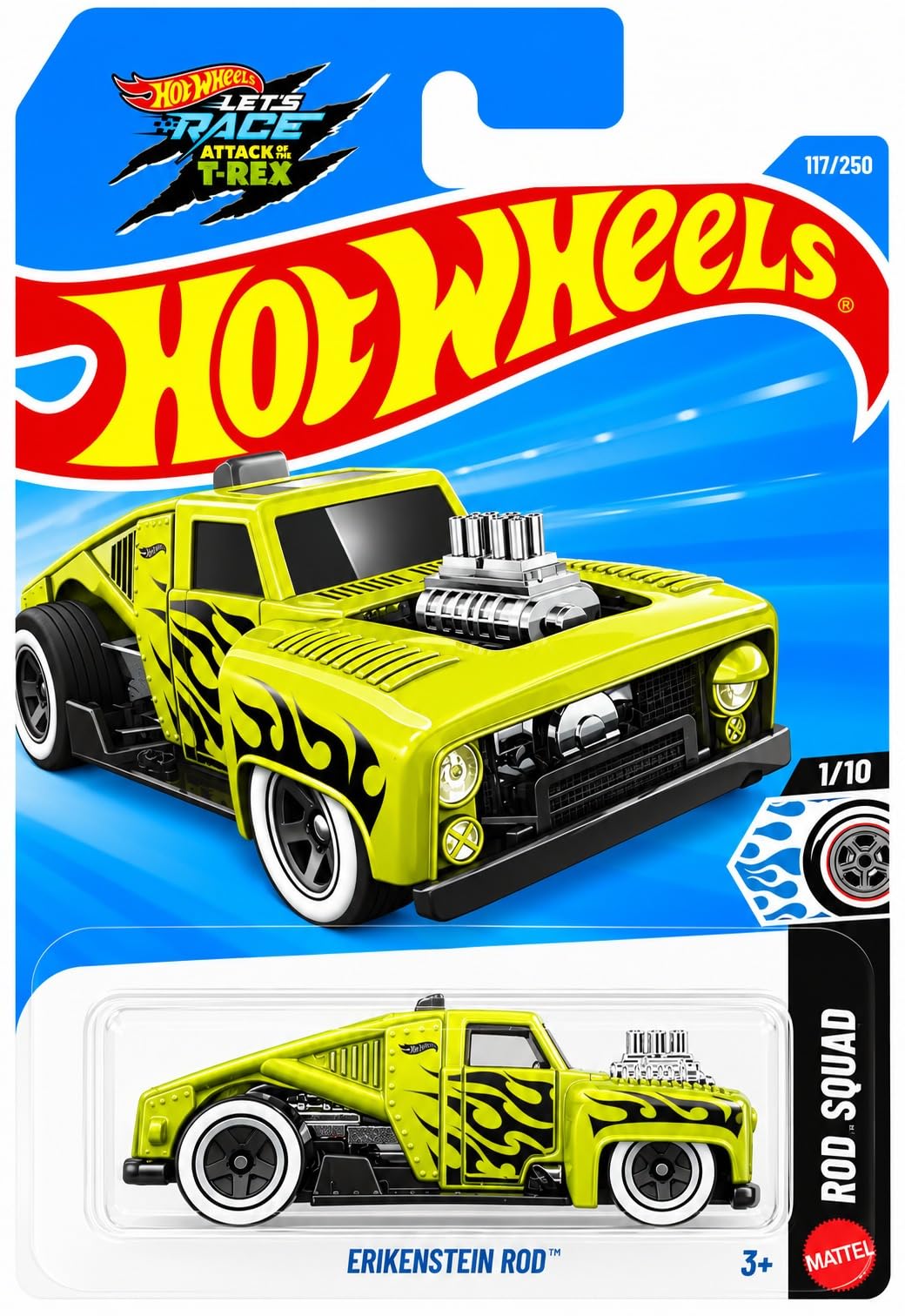 Hot Wheels Erikenstein Rod Verde.