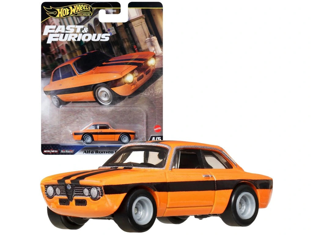 Hot Wheels Rápidos y Furiosos Alfa Romeo Giulia Sprint GTA.