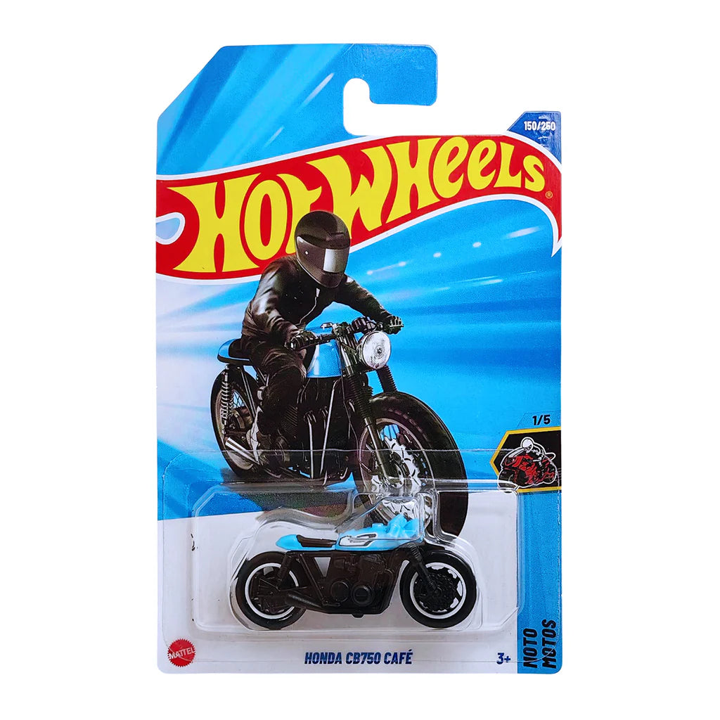 Hot Wheels Honda CB750 Café Celeste.