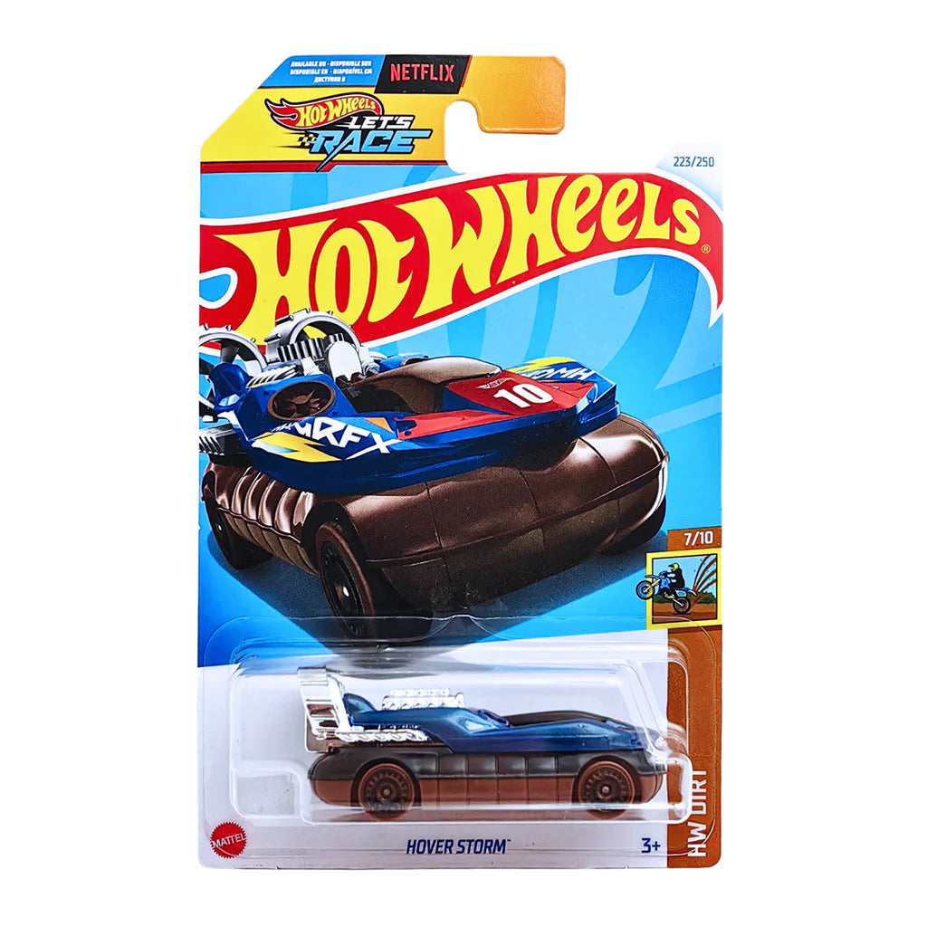 Hot Wheels Hover Storm Azul.