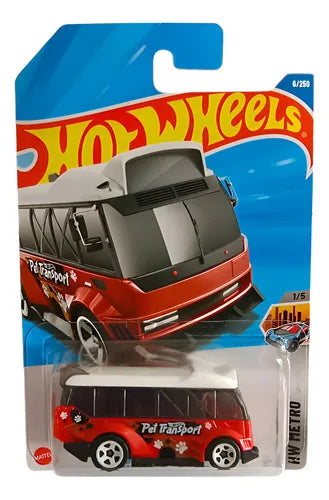 Hot Wheels Kowloon'd Hypervan Rojo.