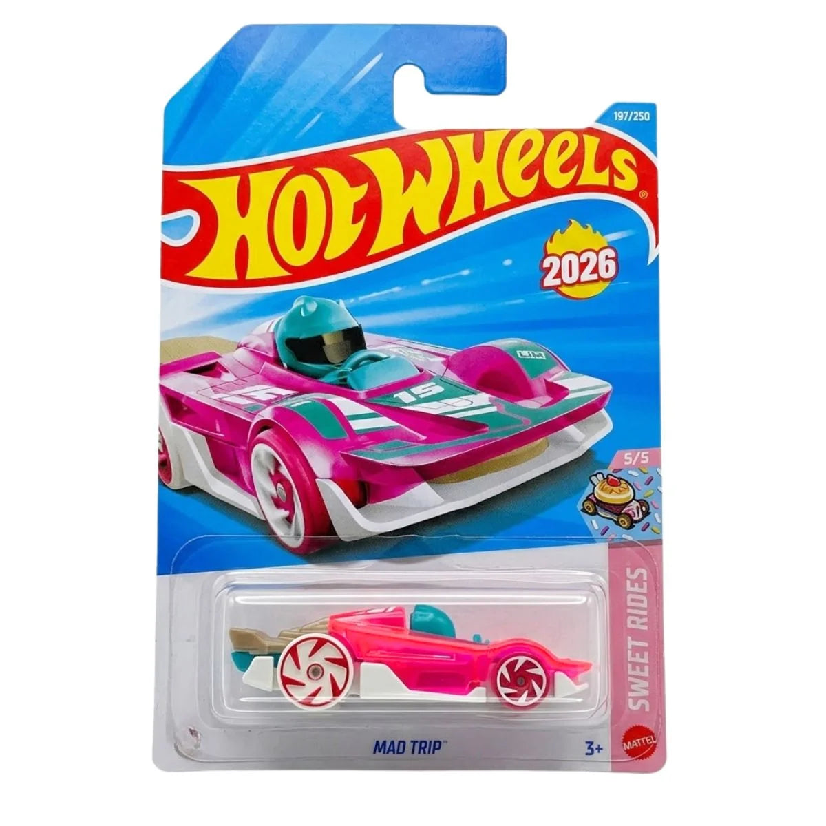 Hot Wheels Mad Drip Rosado.