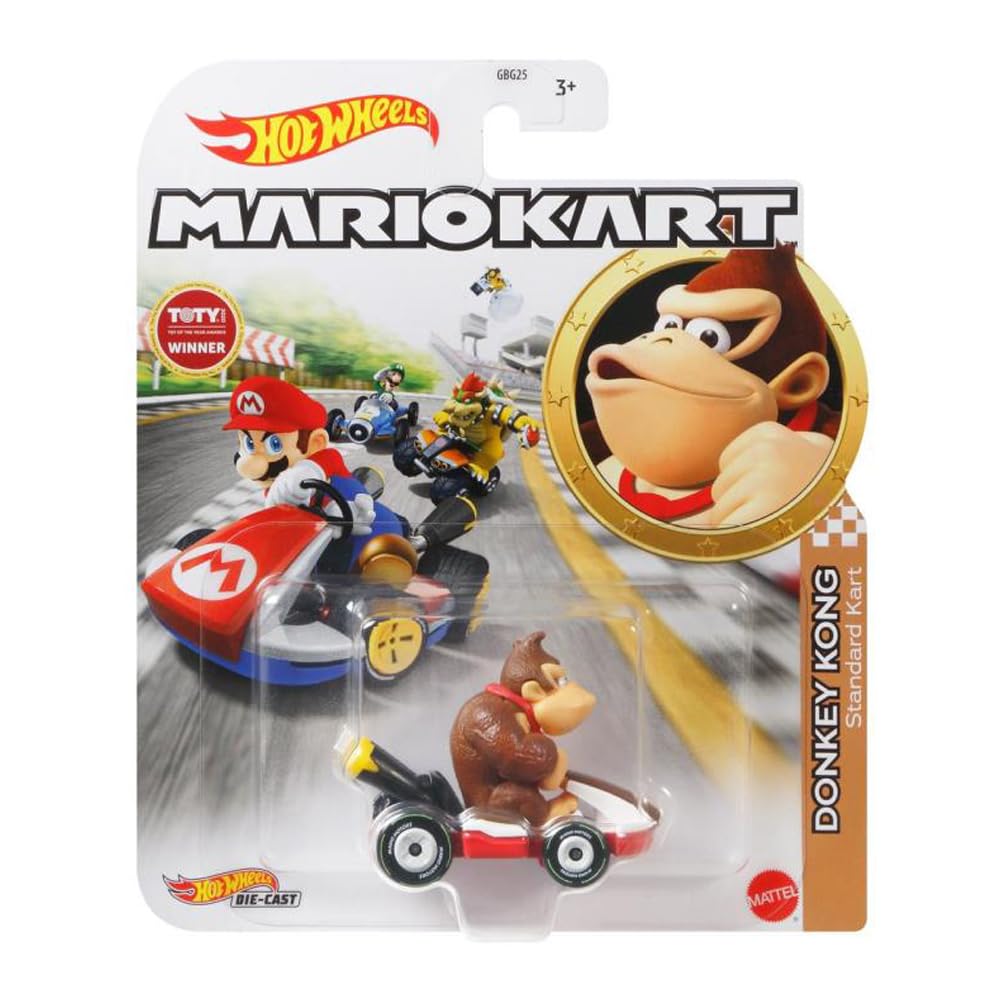 Hot Wheels Mario Kart Donkey Kong Standard Kart.