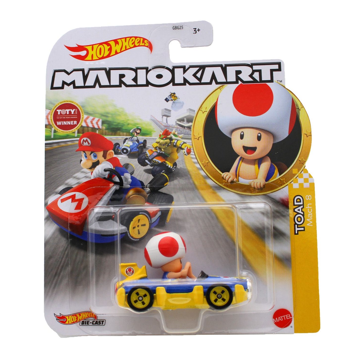 Hot Wheels Mario Kart Toad Standars Kart.