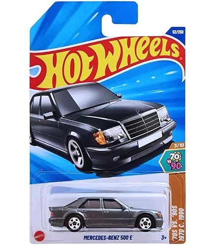 Hot Wheels Mercedes-Benz 500 E Gris.