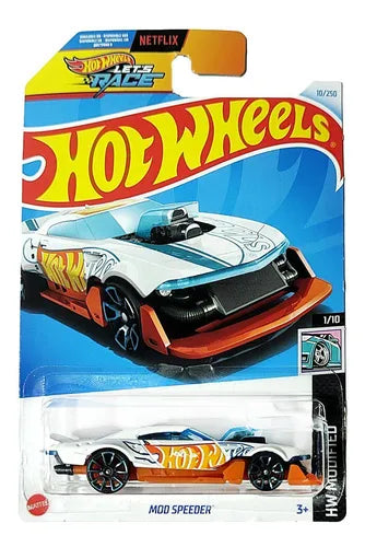 Hot Wheels Mod Speeder Blanco.
