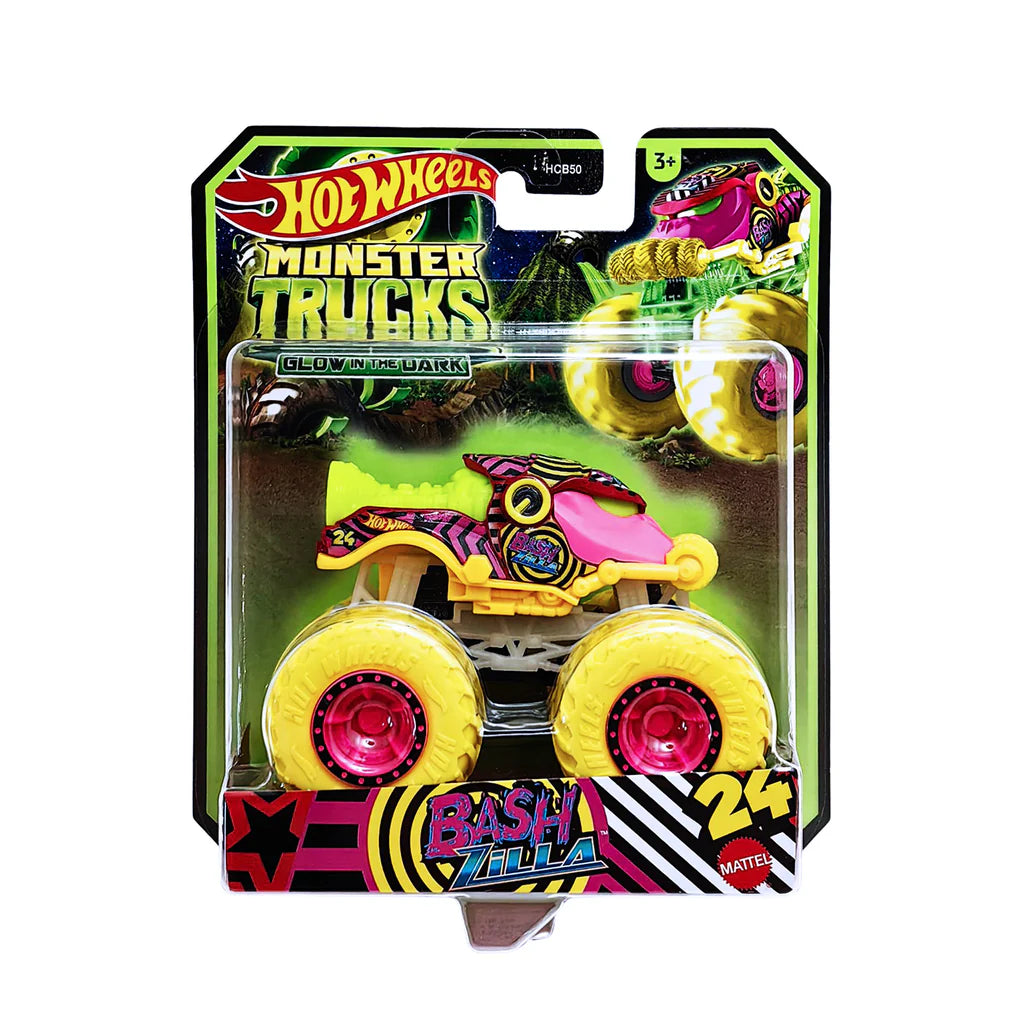 Hot Wheels Monster Trucks Glow In The Dark Bash Zilla.