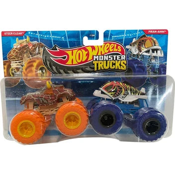 Hot Wheels Monster Trucks Steer Clear y Piran-Ahhh.