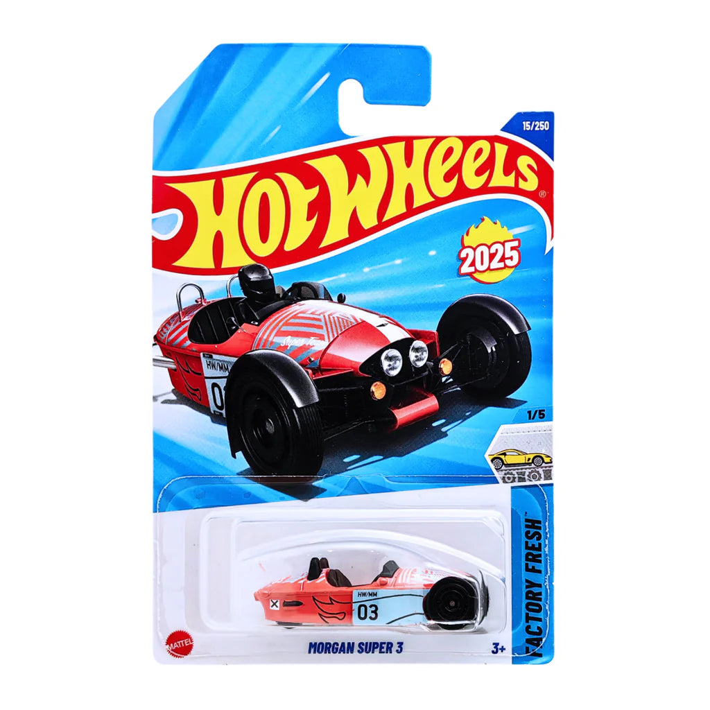 Hot Wheels Morgan Super 3 Rojo.