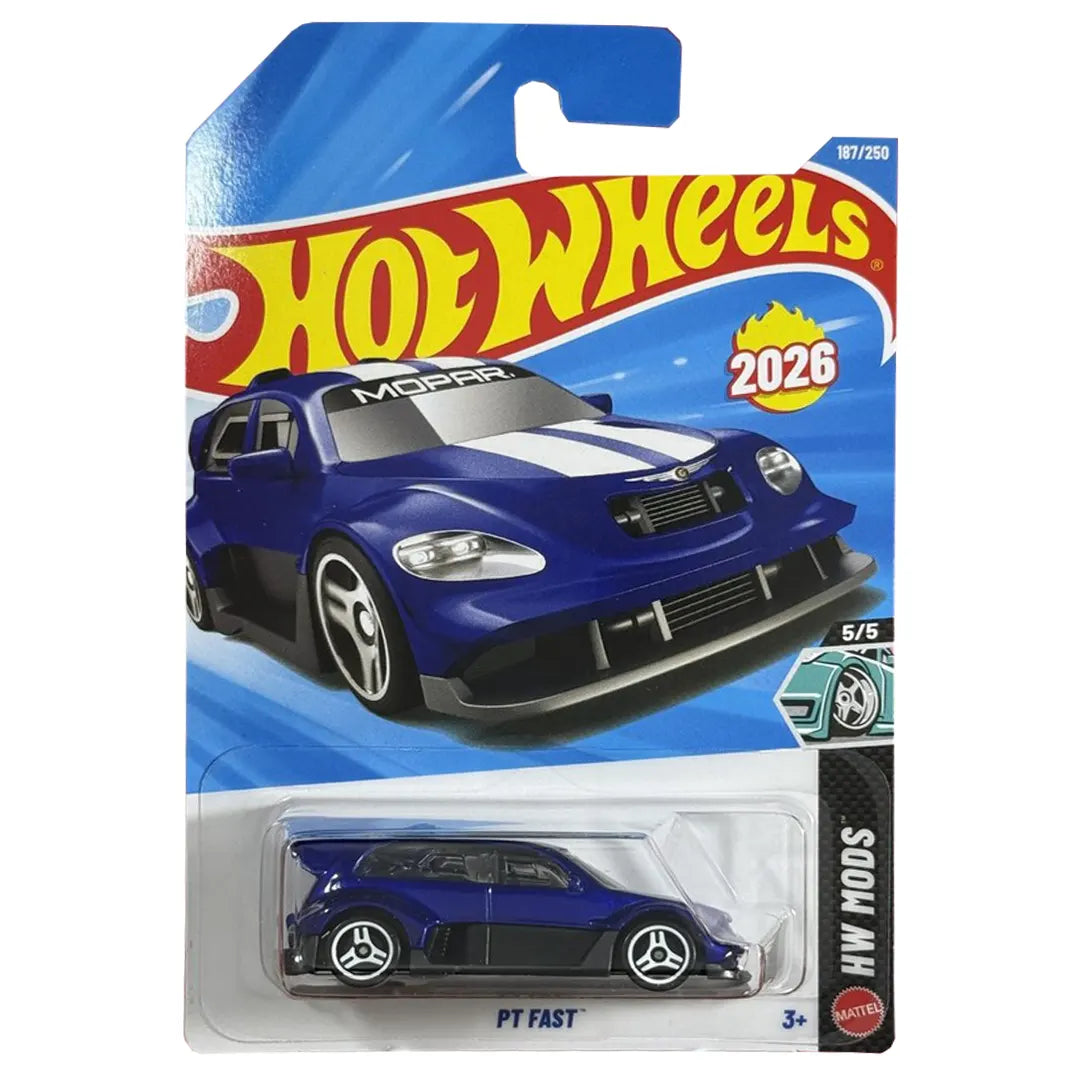 Hot Wheels PT Fast Azul.