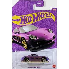 Hot Wheels Premium Porsche Cayman S Morado.