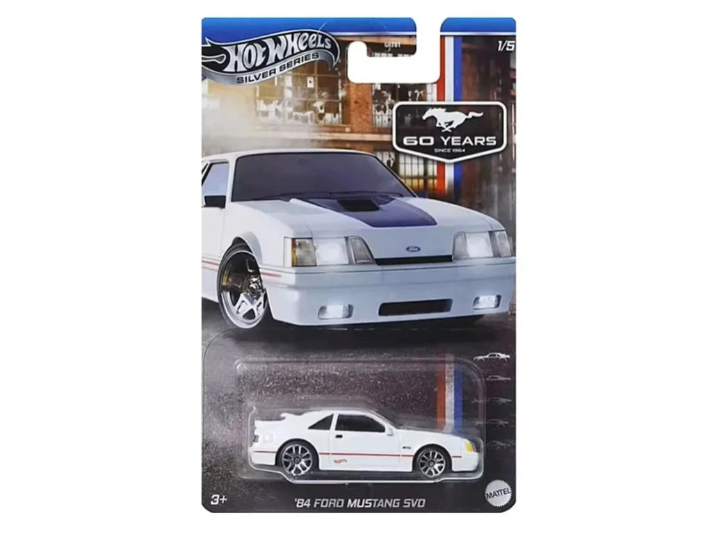 Hot Wheels Premium Silver Series 84 Ford Mustang SVO.