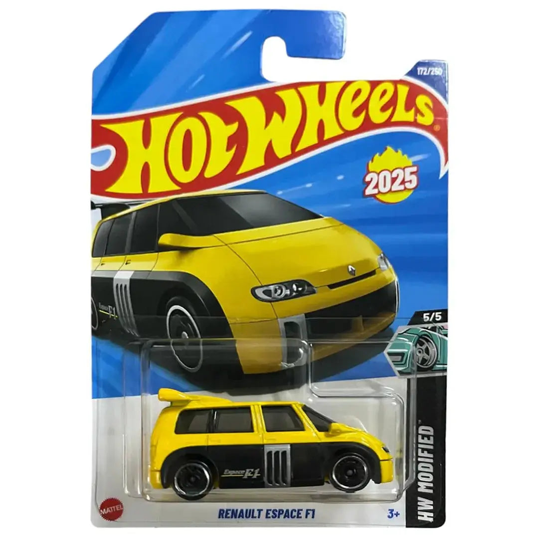 Hot Wheels Renault Espace F1 Amarillo.