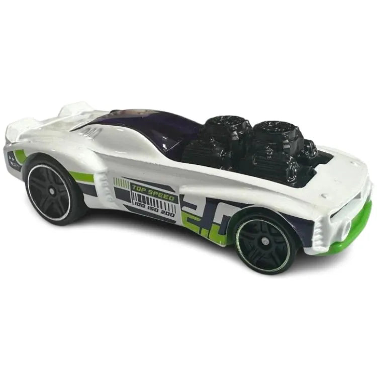 Hot Wheels Rodger Dodger 2.0 Blanco.