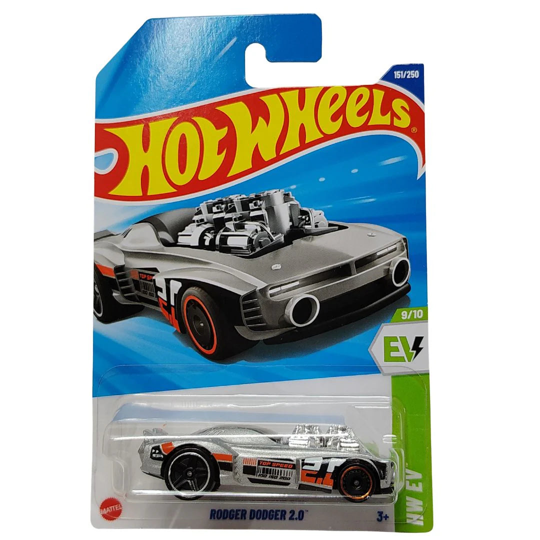 Hot Wheels Rodger Dodger 2.0 Gris.