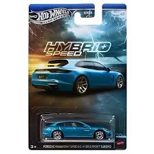 Hot Wheels Silver Series Hybrid Speed Porsche Panamera Turbo S E-Hybrid Sport Voiture De Sport Hybride Turismo.