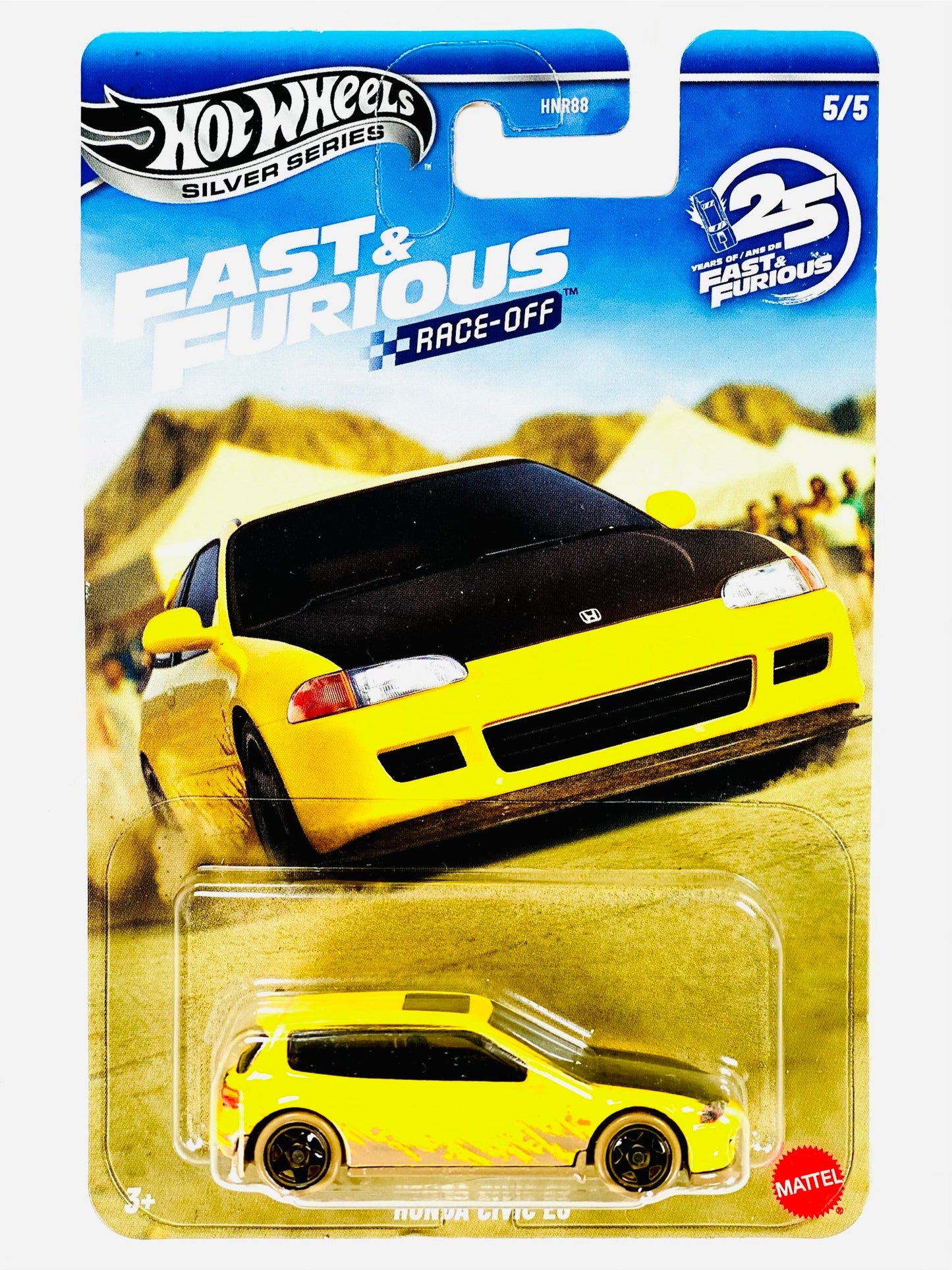 Hot Wheels Silver Series Rápidos y Furiosos Race-Off Honda Civic EG.