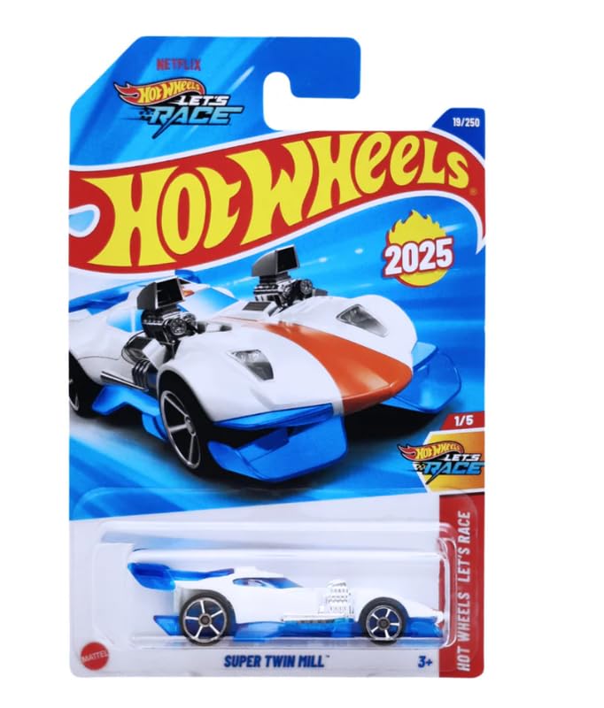 Hot Wheels Super Twin Mill Blanco.
