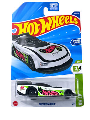 Hot Wheels Supercharged Blanco.