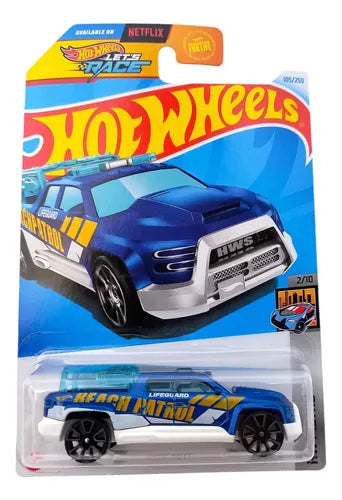 Hot Wheels Surf Duty Azul.