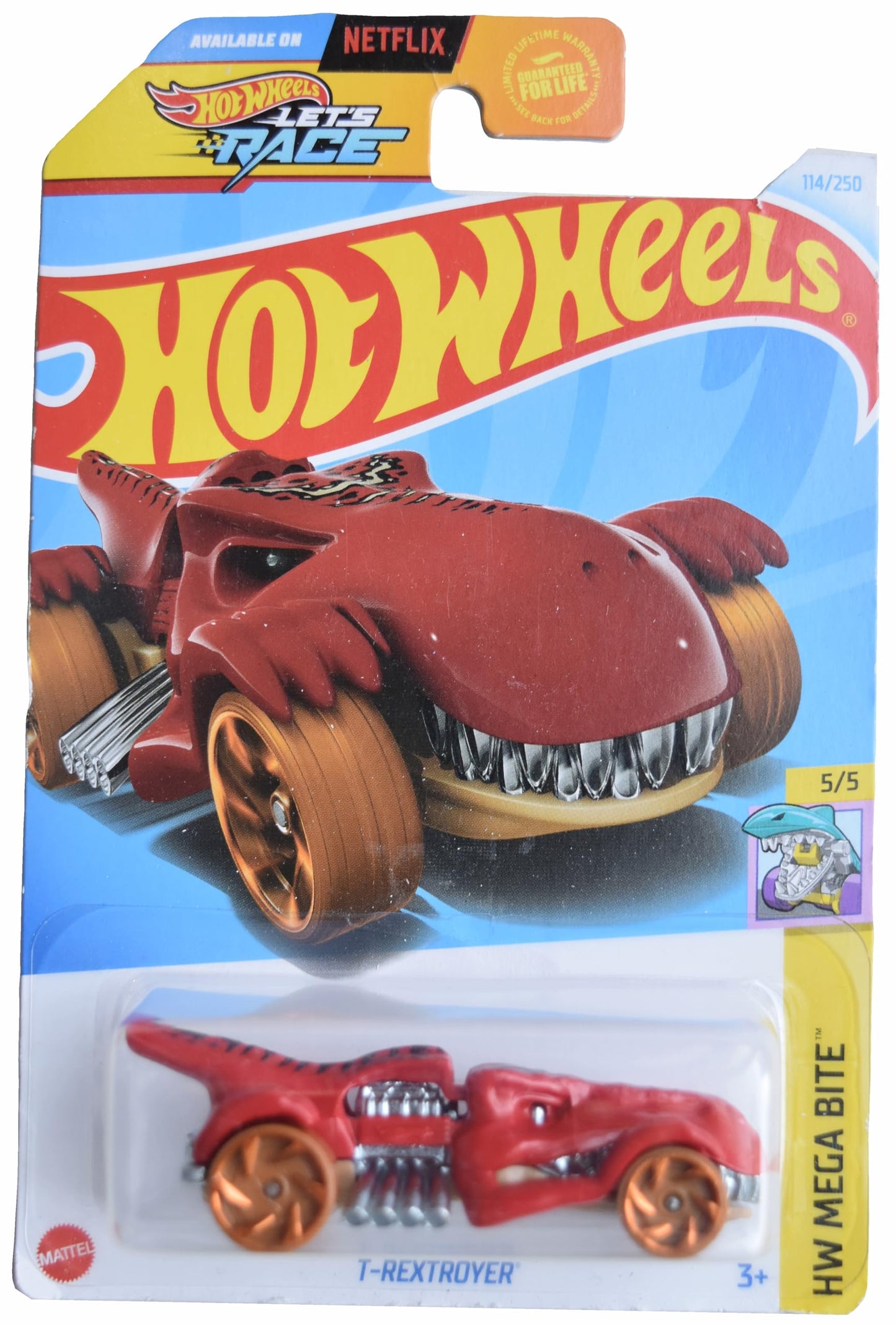 Hot Wheels T-Rextroyer Rojo.