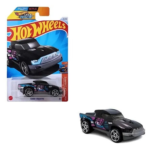 Hot Wheels Terra-Tracktyl Negro.