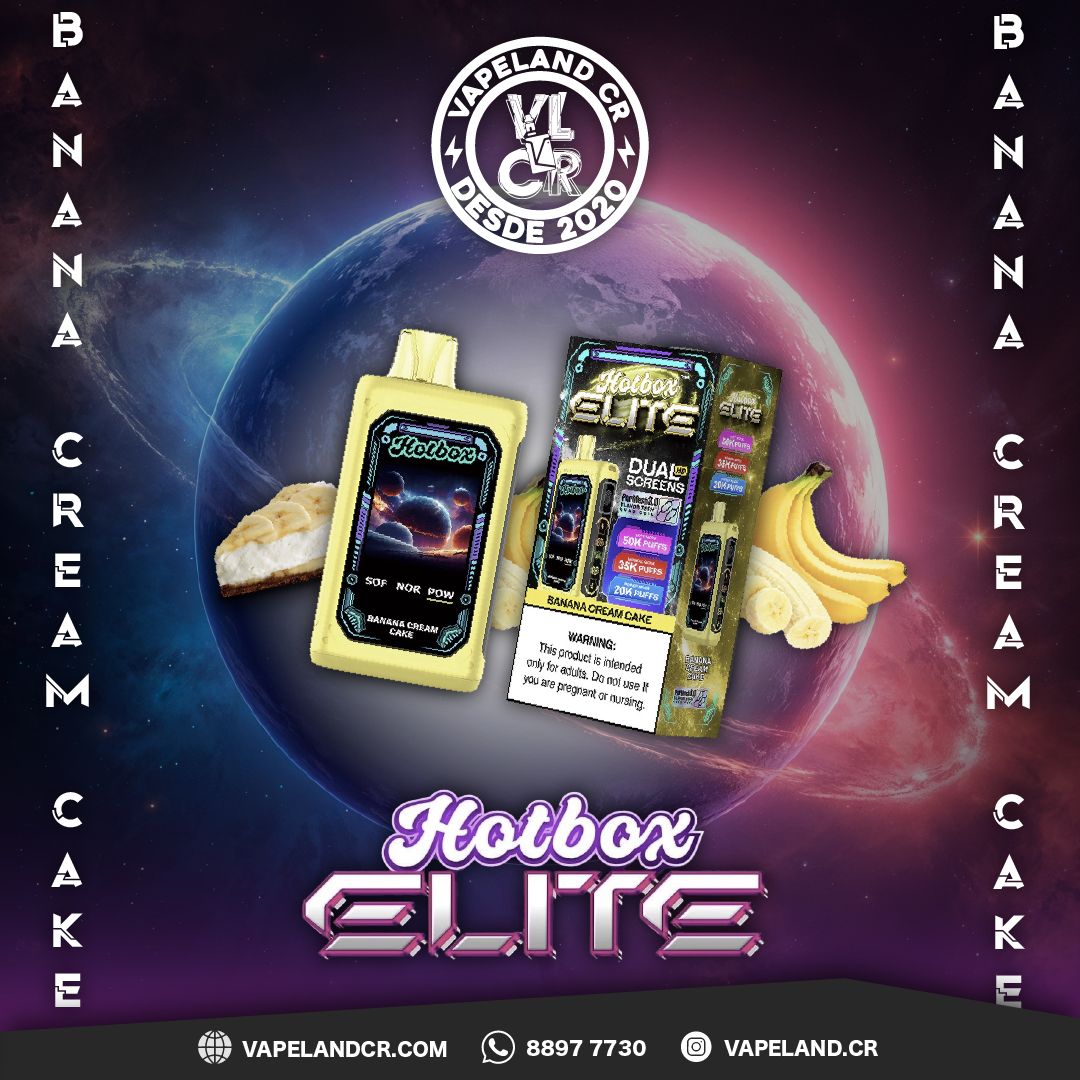 Hotbox Elite Banana Cream Cake 50000 puffs.