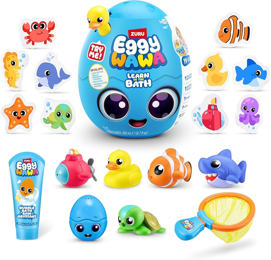 Huevo Zuru Eggy Wawa Learn In The Bath.