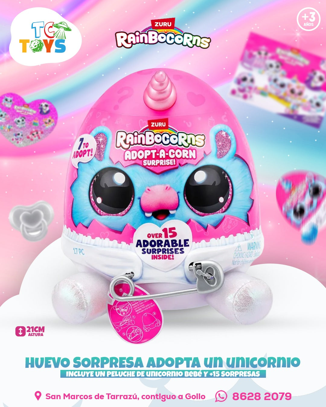 Huevo Zuru Rainbocorns Adopt-A-Corn Surprise!.
