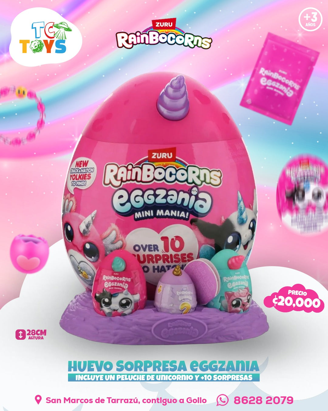 Huevo Zuru Rainbocorns Eggzania Mini Mania!.