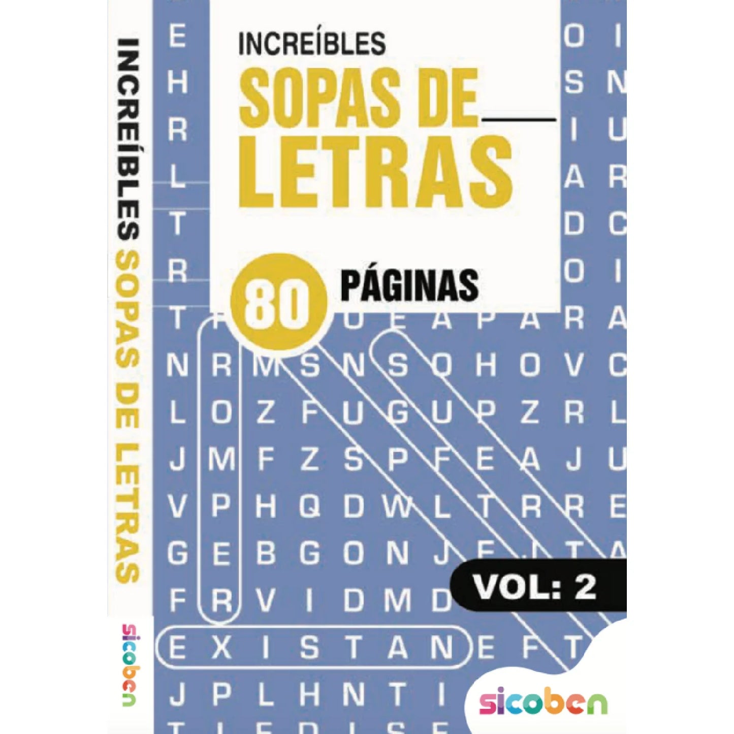 Increíbles Sopas de Letras VOL:2 Sicoben.