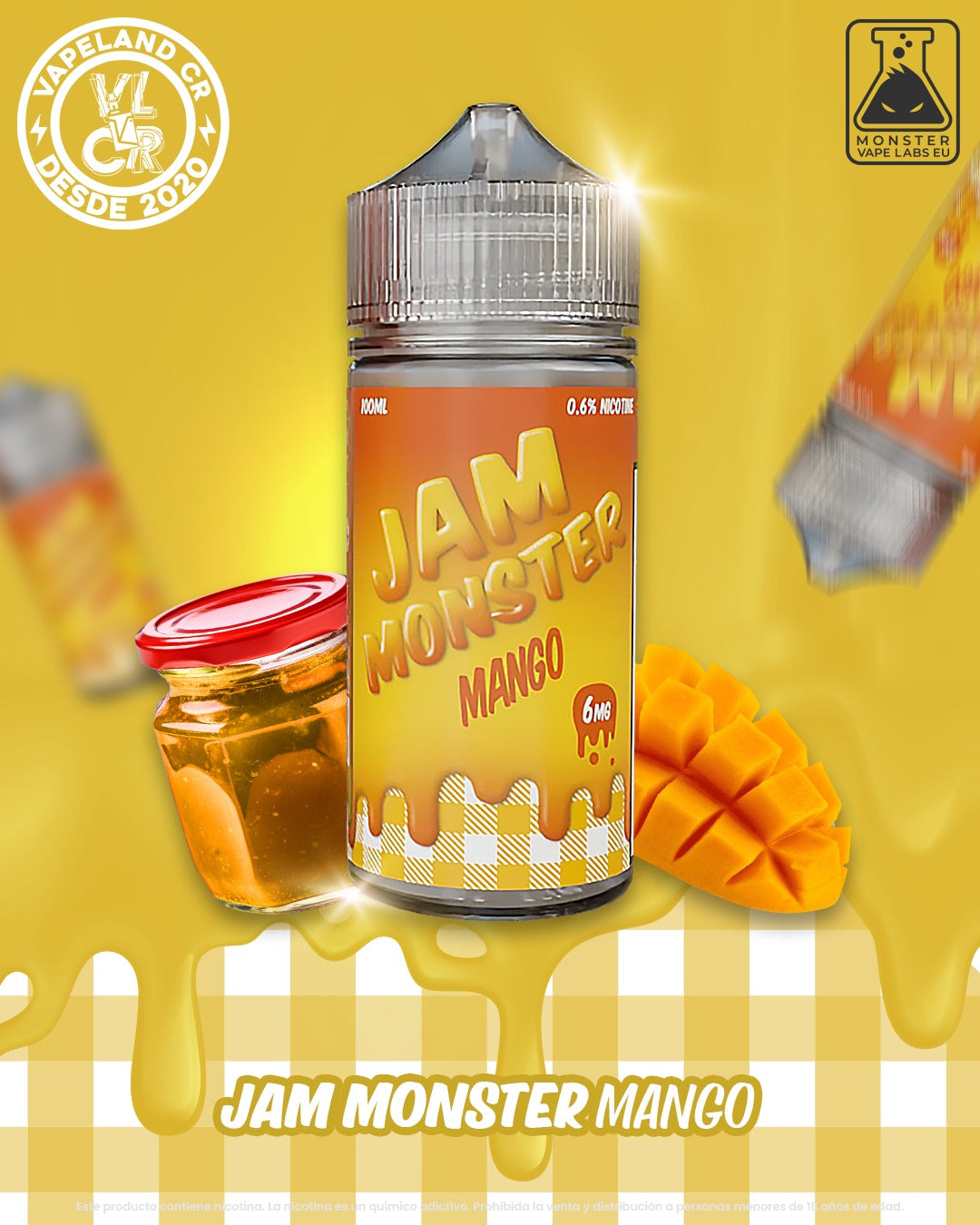 Jam Monster Mango 3mg.
