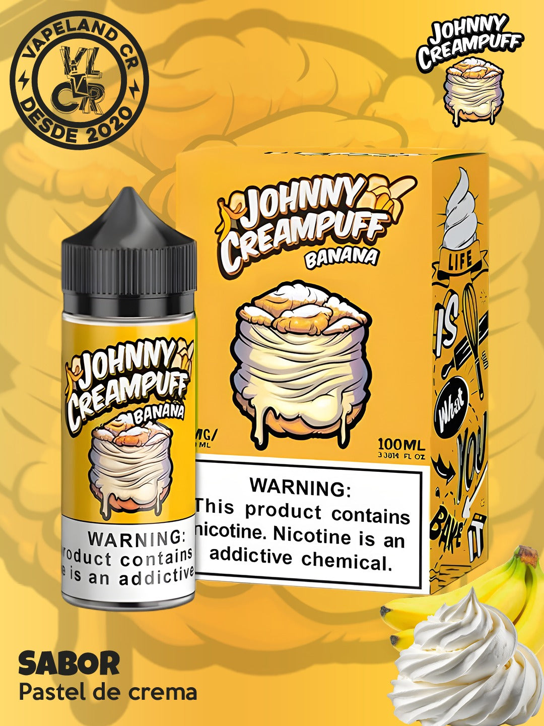 Johnny Creampuff Banana 3mg.
