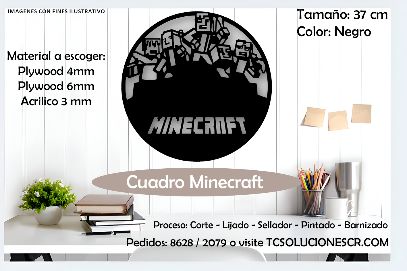 Cuadro Juego Minecraft