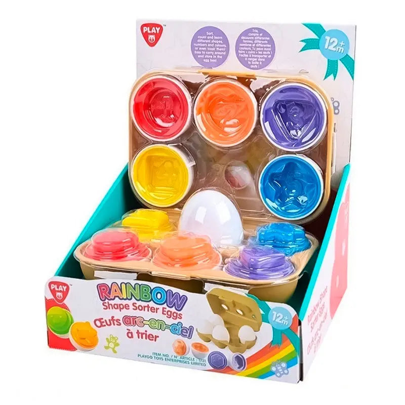 Juego de Encajar Figuras Huevo Play.