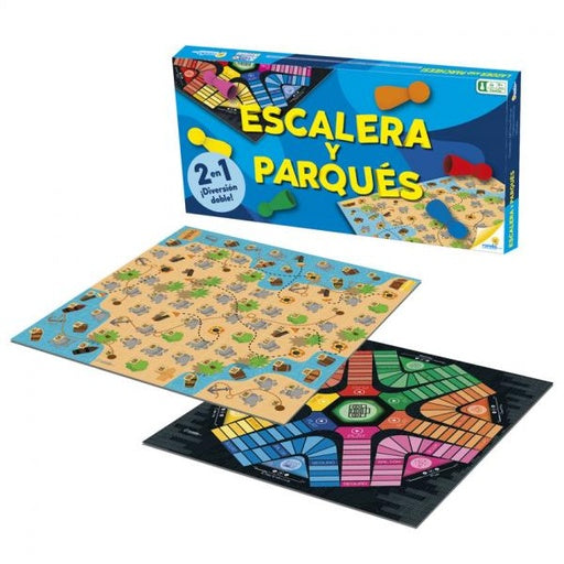Juego de Mesa Ronda Escalera y Parqués.