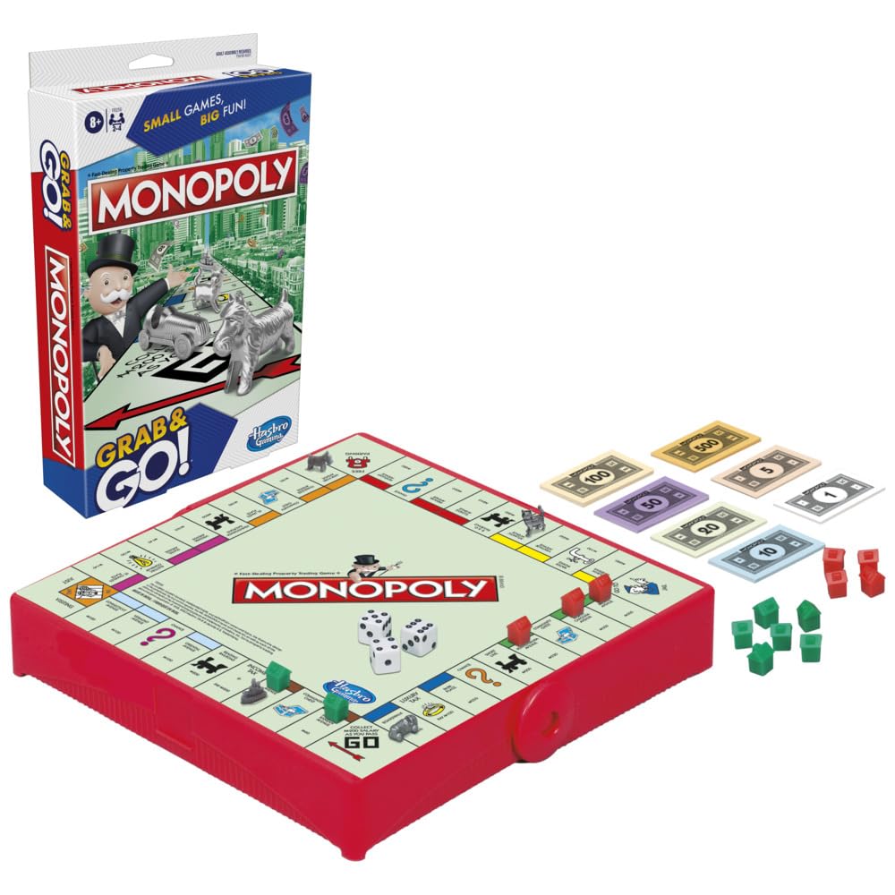 Juego de Mesa de Viaje Hasbro Monopoly.