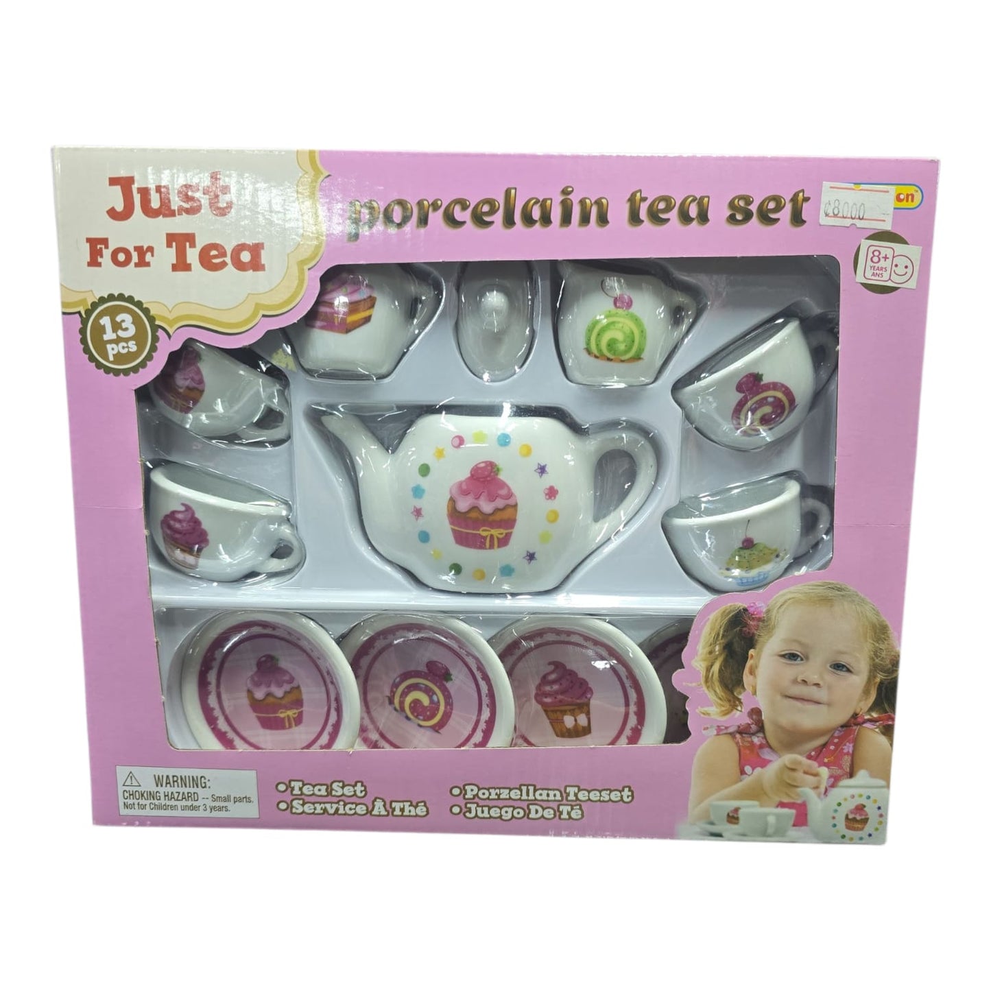 Juego de Té de Porcelana Champion.
