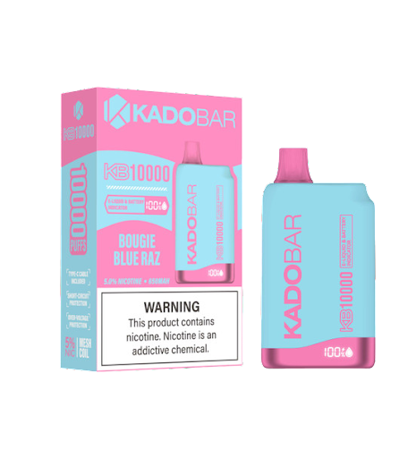 KADOBAR Bougie Blue Razz 10000 puffs.
