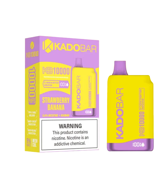 KADOBAR Strawberry Banana 10000 Puffs.