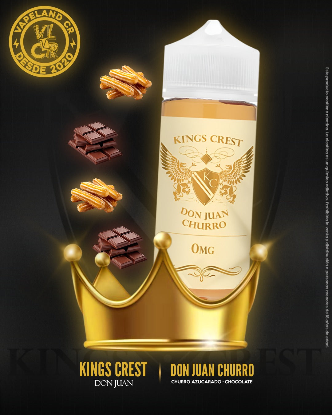 Kings Crest Don Juan Churro 3mg y 6mg.
