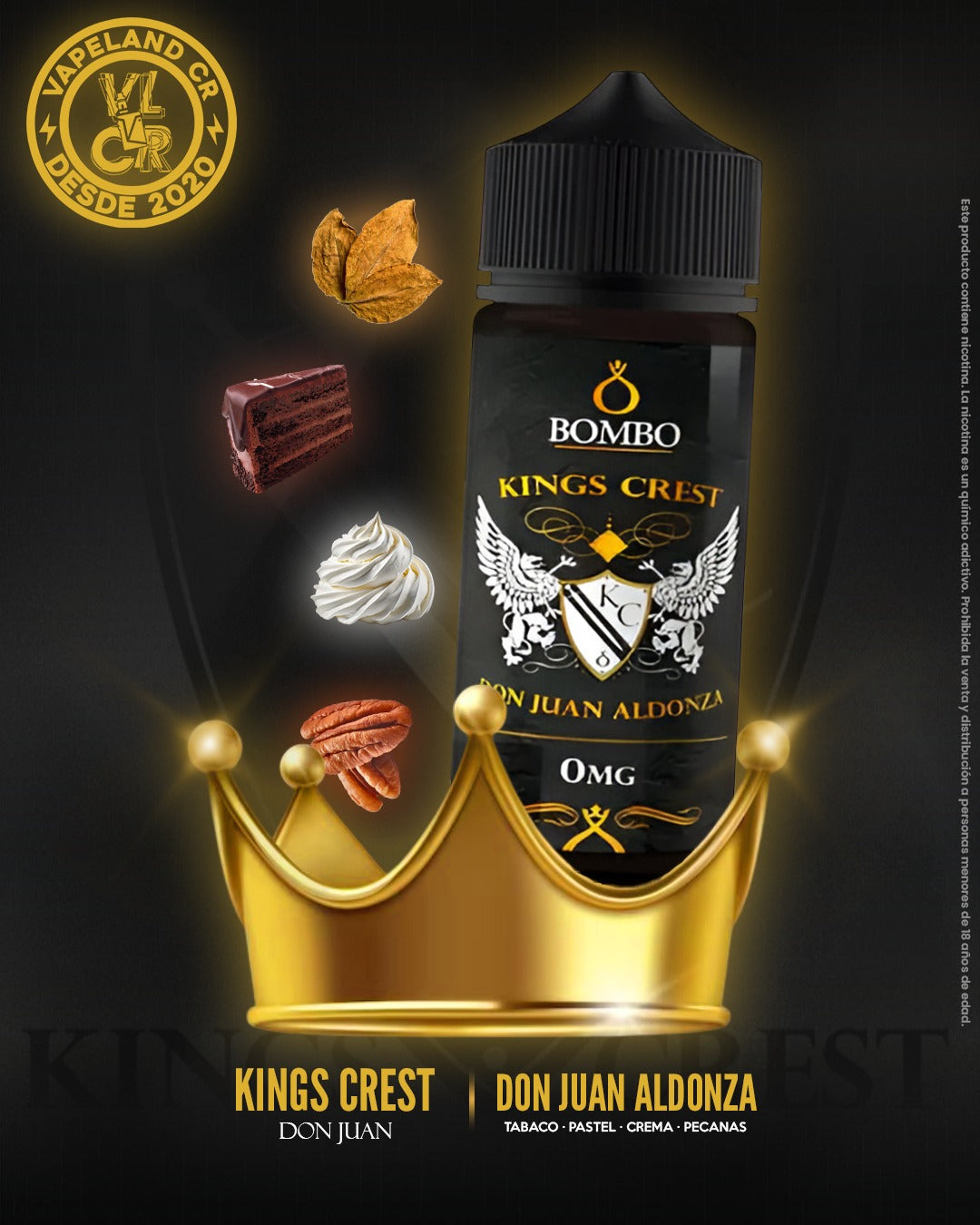 Kings Crest x Bombo Don Juan Aldonza 3mg y 6mg.