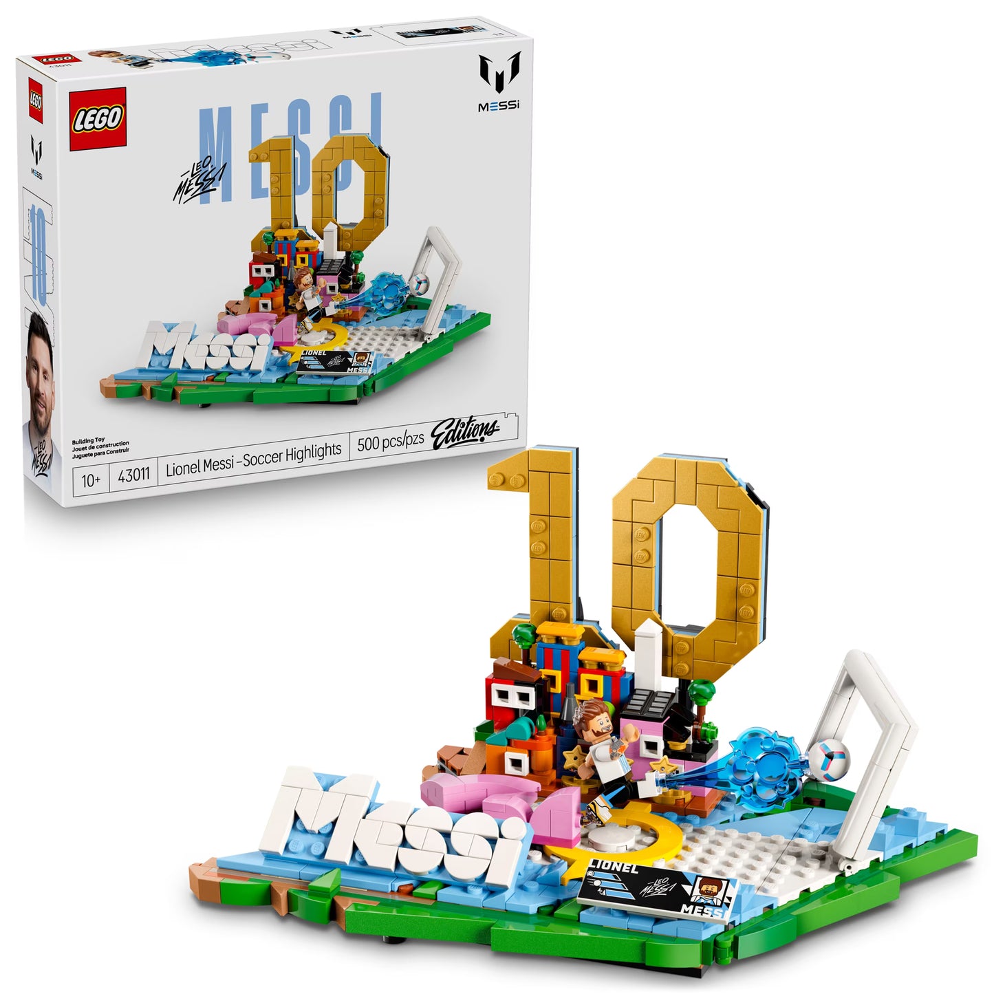 Lego Editions Lionel Messi Momentos Destacados del Futbol 43011.