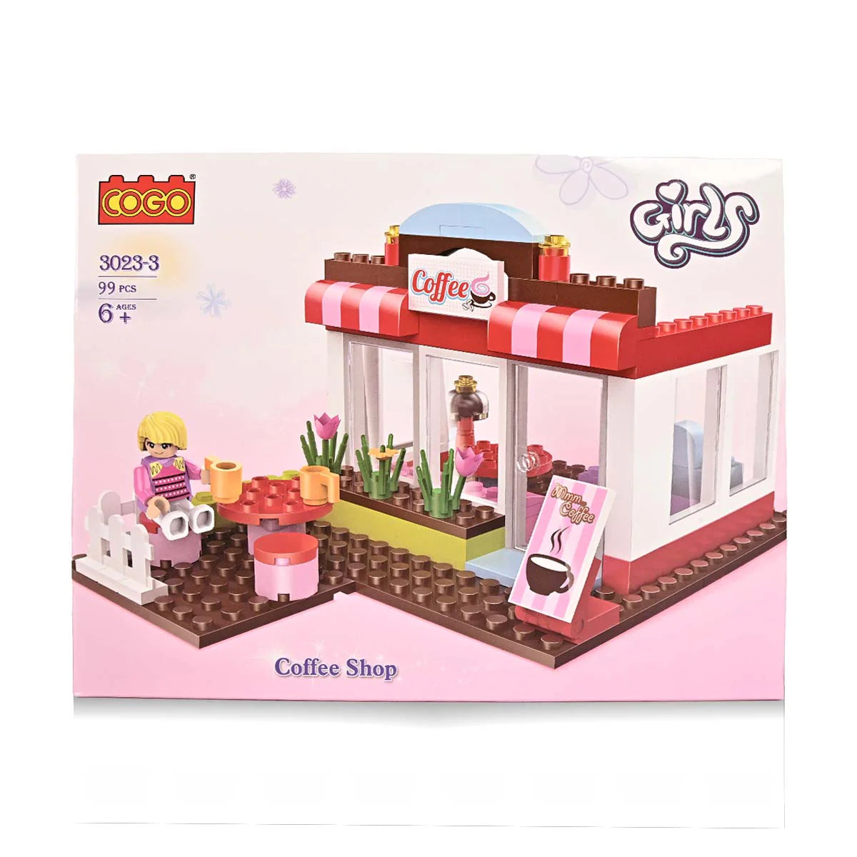 Lego COGO Girls Coffee Shop 3023-3.