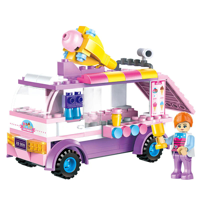 Lego COGO Girls Ice Cream Van 3023-5.