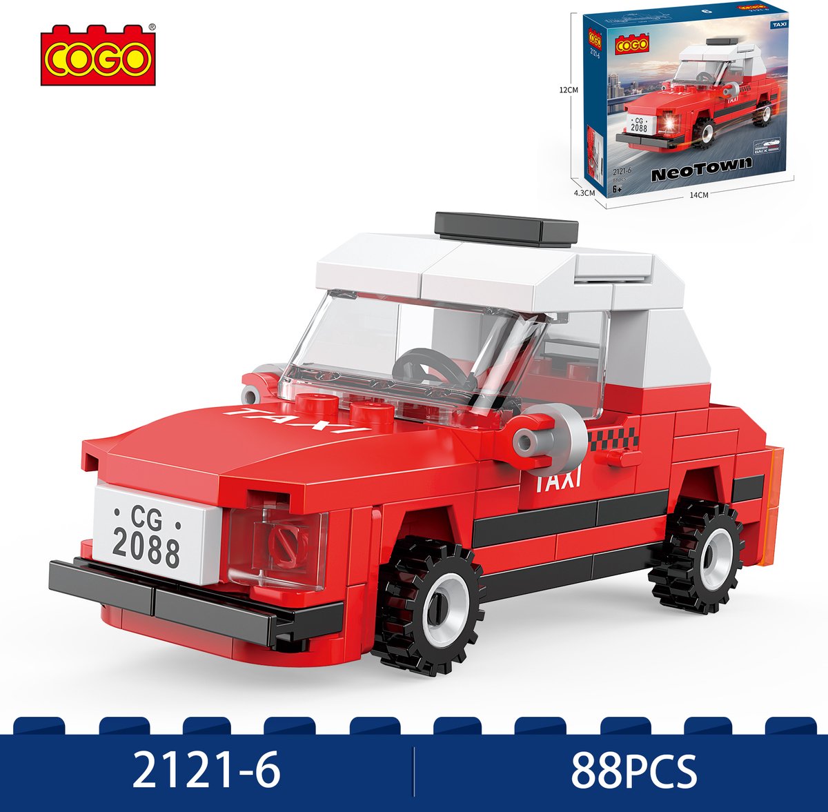 Lego COGO NeoTown Taxi 2121-6.